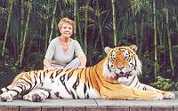 Pet Tiger and Yvonne